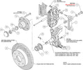 Wilwood auto part close-up