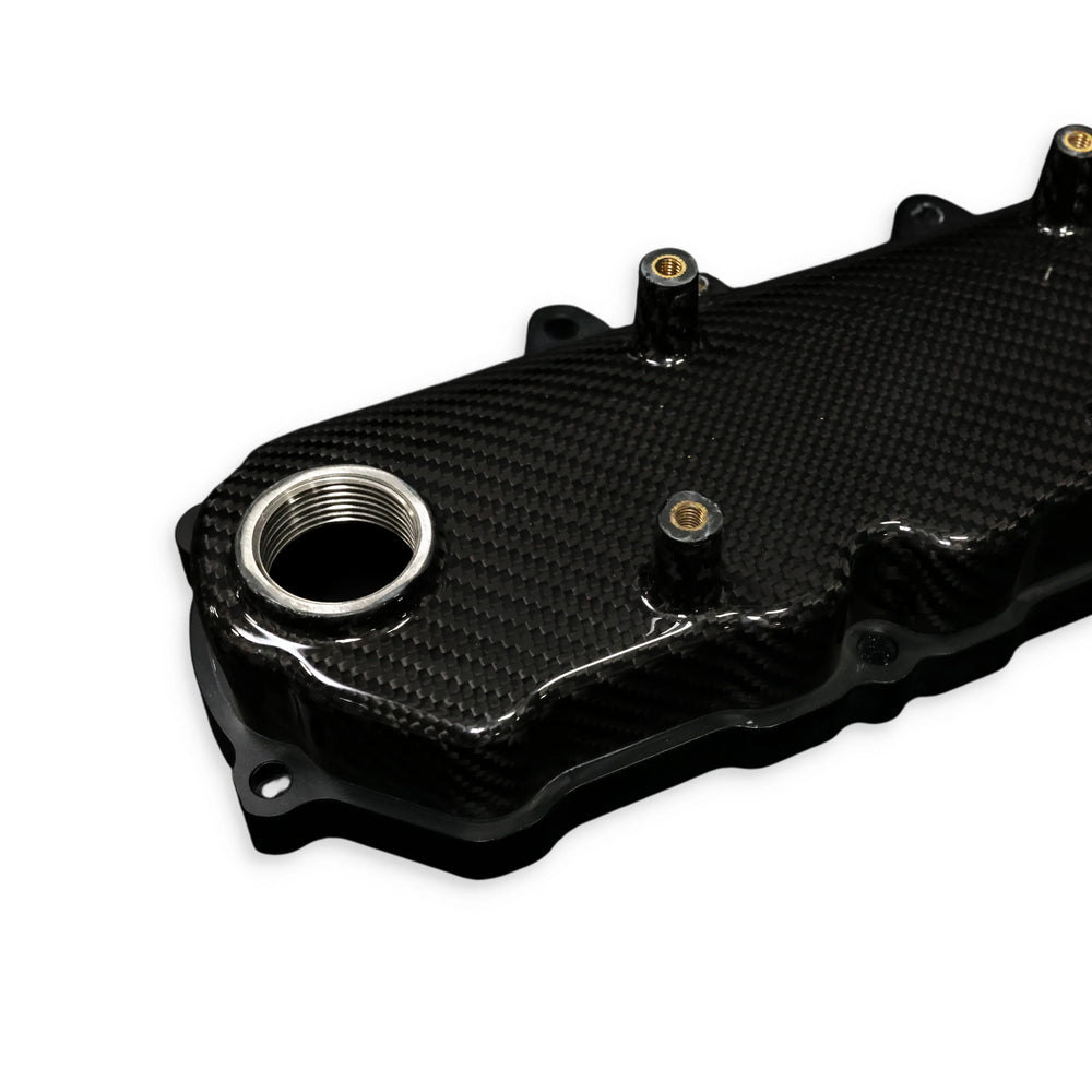 GM LT Black Carbon Fiber Valve Covers