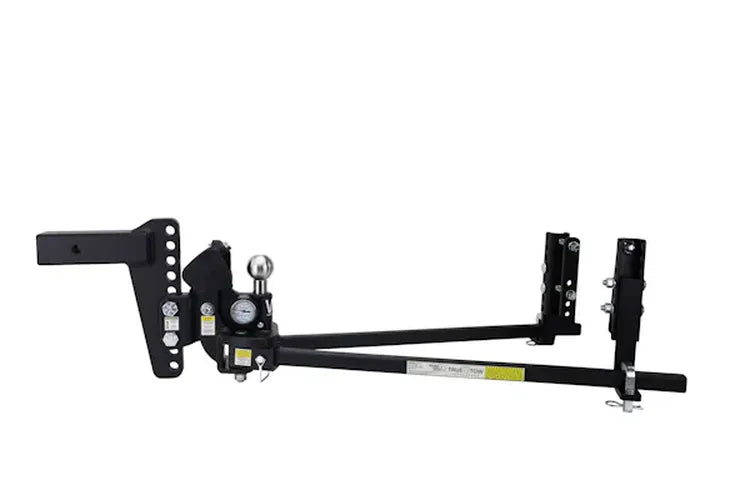 TRUE TOW HEAVYWEIGHT WEIGHT DISTRIBUTION HITCH 8IN DROP 2.5IN SHANK RATED FOR 18.5K GTWR
