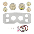 AutoMeter Antique Beige 55-59 GMC Truck Billet Panel/Gauge Kit - 3-1/8in. (x2) & 2-1/16in. (x4)