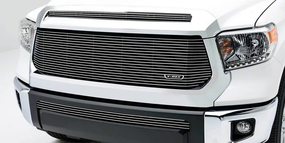 1417 TUNDRA 1PC REPLACEMENT POLISHED BILLET GRILLE W/O LOGO CUTOUT(INCLUDES 1794 EDITION)