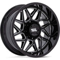 MO812 20X9 6X5.5 1MM GLOSS BLACK MILLED
