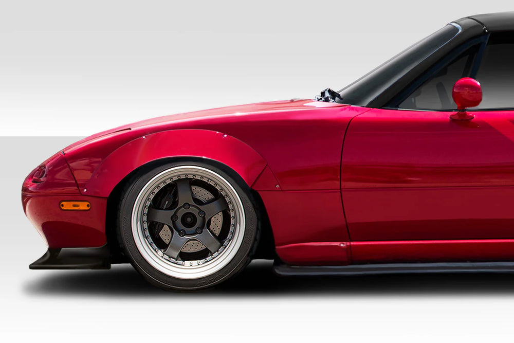 1990-1997 Mazda Miata Duraflex Circuit Front Fender Flares ( 35mm) - 2 Piece