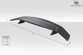 2000-2005 Toyota MRS MR2 Spyder Duraflex Type W Wing Trunk Lid Spoiler - 1 Piece