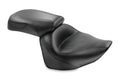 Mustang 08-17 Yamaha Raider Wide Touring 2PC Seat w/Diver Backrest - Black