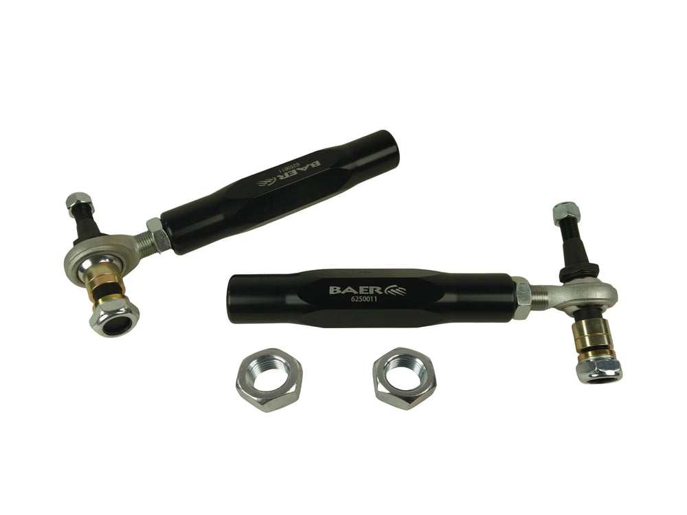 7074 CAMARO TRACKER ADJUSTABLE TIE ROD ENDS 6.600IN SLEEVE BLACK ECOATED S