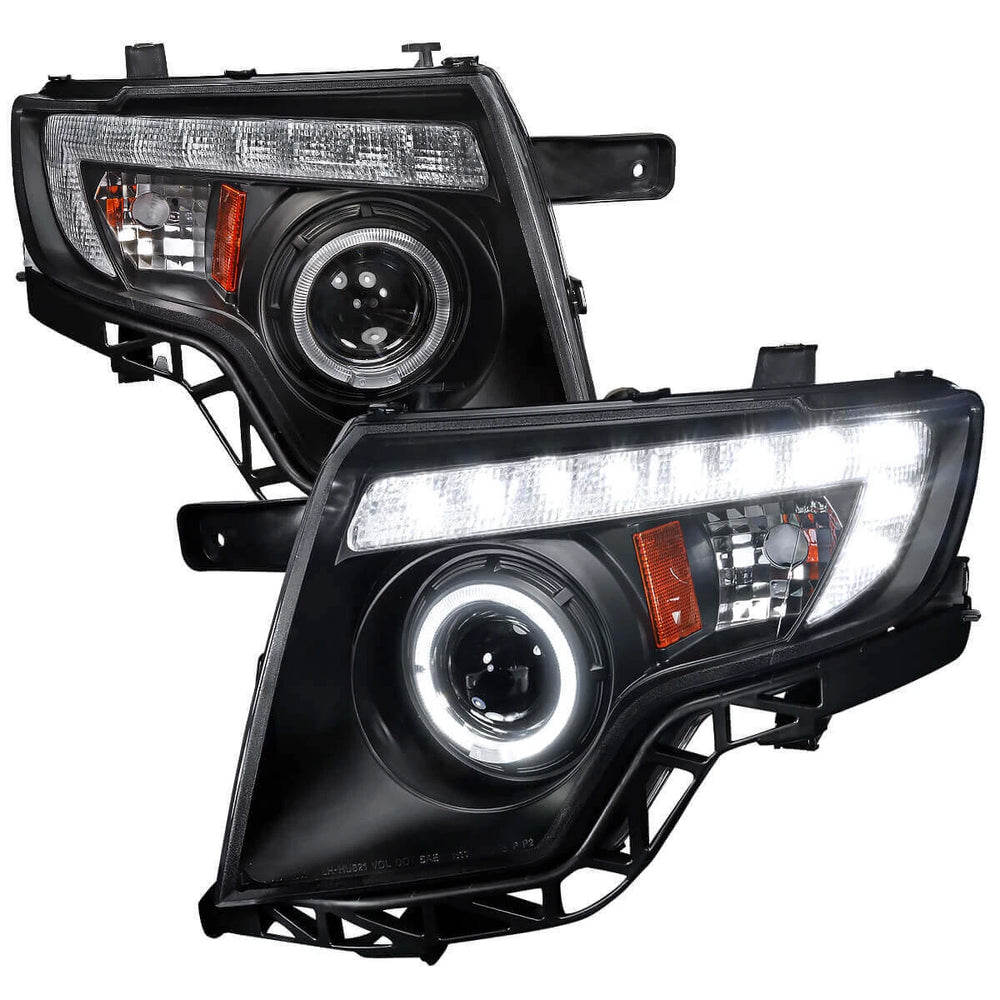 PROJECTOR HEADLIGHT BLACK HOUSING