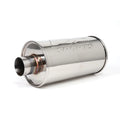 DC Sports Universal Round Muffler 2.5 Inlet 2.5 Outlet