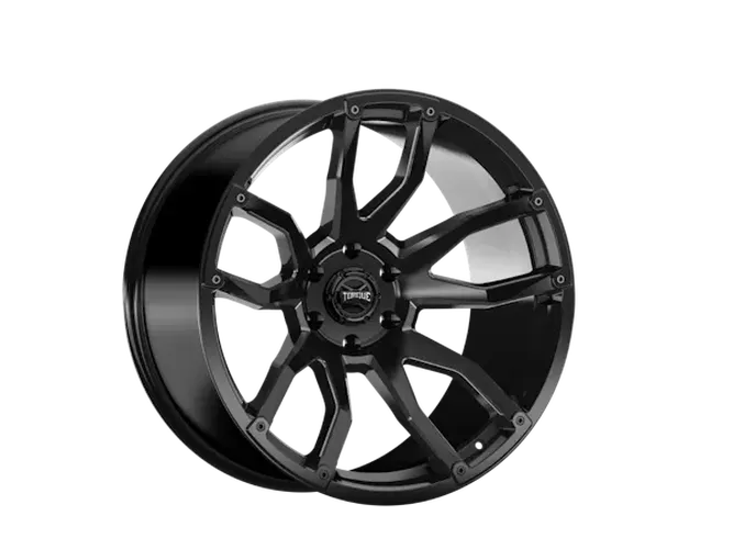 Torque Impact Satin Black 20x9 6x135 -12mm