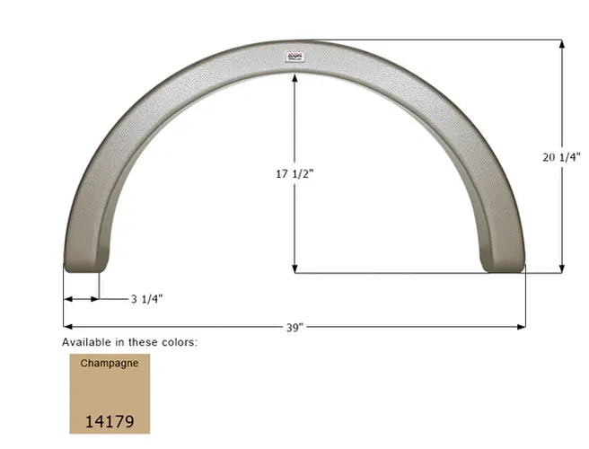 FENDER SKIRT, SINGLE, R-VISION, FS4
