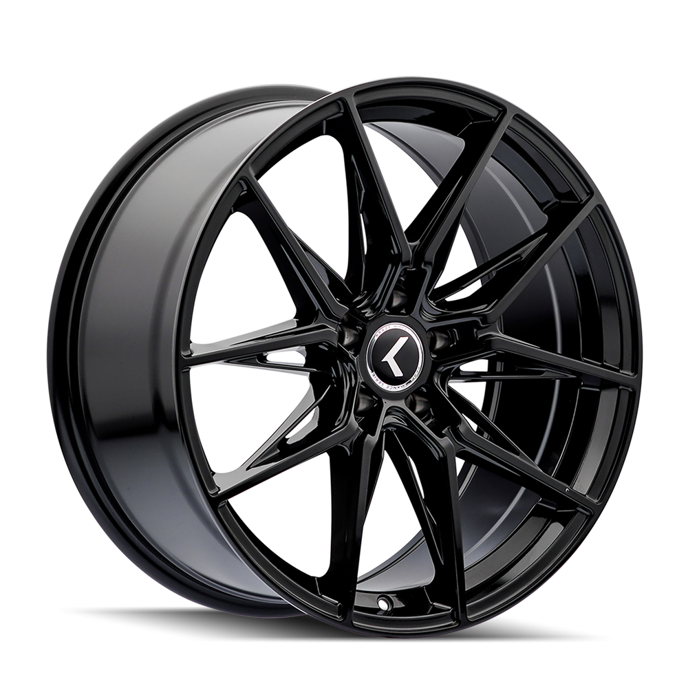 KRAZE EVOLVE KR196 GLOSS BLACK 18X8.5 5-112 30MM 66.56MM
