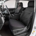 Covercraft 21-24 Ford F-150 Polycotton SeatSaver Custom Front Row Seat Covers - Charcoal