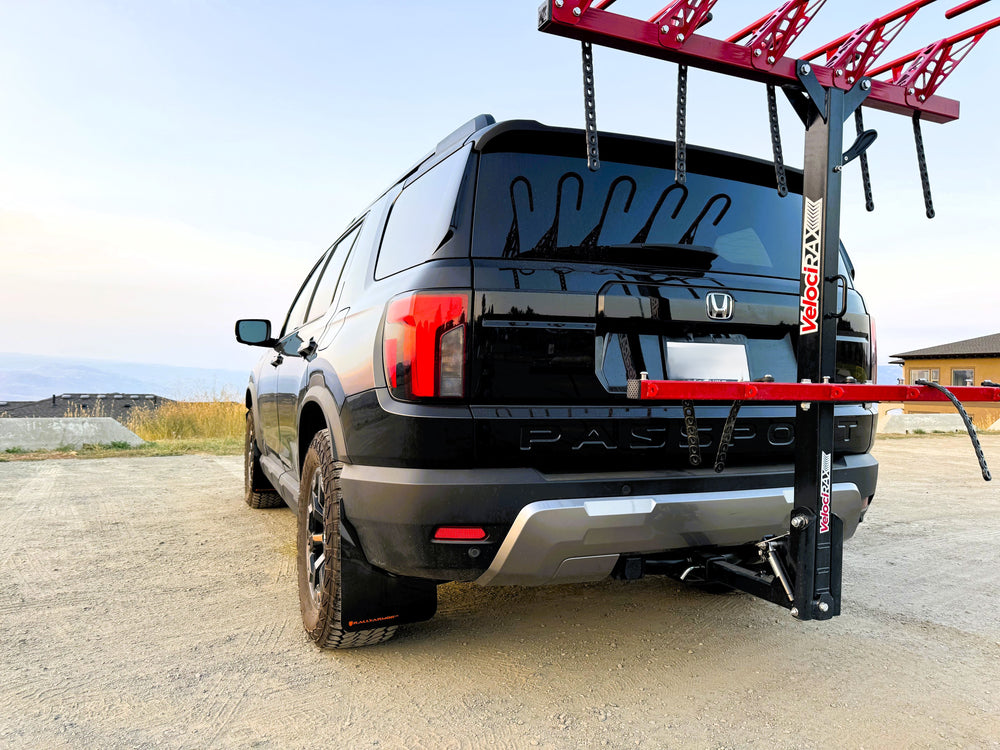 Rally Armor 2026 Honda Passport Black UR Mudflap - Metallic Black Logo