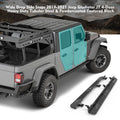 1924 JEEP GLADIATOR JT SIDE STEP ; BLK; POWDER COATED; STEEL