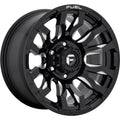 ~(43 lbs. 23X23X12)~ BLITZ 20x9 8x165.10 GLOSS BLACK MILLED (1 mm)