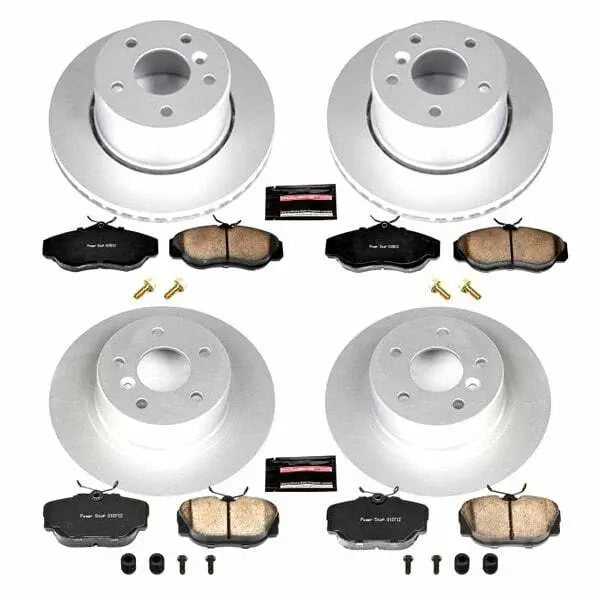Power Stop 99-04 Land Rover Discovery Front & Rear Z23 Evolution Sport Coated Brake Kit