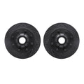 R1 Concepts Brake Rotor- D/S - Black Fits Ford F-250