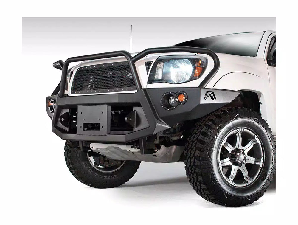 0511 TACOMA WINCH BUMPER W/ GRILL GUARD BARE STEEL