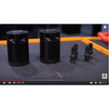 Mishimoto 2015+ Subaru WRX Baffled Oil Catch Can Kit - Black