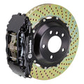 Brembo 80-89 930 Front GT BBK 6 Piston Cast 355x32 2pc Rotor Slotted Type-1-Black