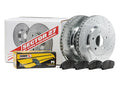 Street Axle Pack Drilled & Slotted, Rear