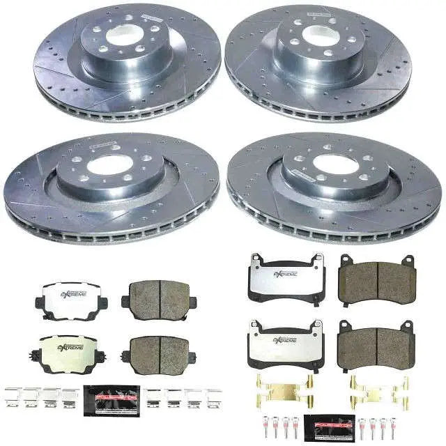 Power Stop 20-24 Tesla Y Front and Rear Z26 Street Brake Kit