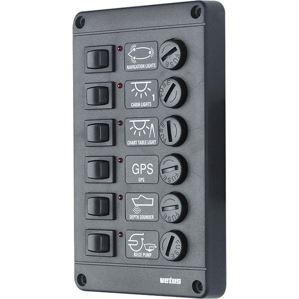 SWITCH PANEL TYPE P 6 WITH 6 FUSES,