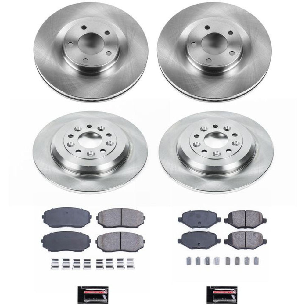 Power Stop 13-14 Ford Edge Front & Rear Autospecialty Brake Kit