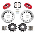 Wilwood 89-02 Nissan Skyline Superlite 4R Rear BBK w/ 13.50in Diameter D/S Rotor - Red