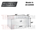 BOX AL 18X24X48 DIAPLT DROP DOOR