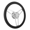 Billet Series Leather St eering Wheel Chevy Logo