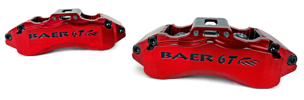 2224 TUNDRA 6T SERIES 13.5IN FRONT BRAKE KIT W/ FIRE RED CALIPER