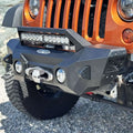 Rock Slide 07-18 Jeep Wrangler JK Big Sky Aluminum Stubby Front Bumper w/ Winch Plate