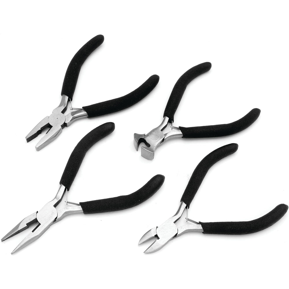 4 PC MINI PLIERS SET