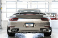 AWE Performance Exhaust and High-Flow Cat Sections for Porsche 991.2 Turbo - With Chrome Silver Quad Tips