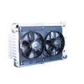 Radiator w/Fans Camaro 67-69 BBC Auto Trans Raw