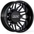 AFTERMATHCAST WHEEL KIT BLACK/MILLED 22X8.25 8X210 154.2CB UP TO 12.50 TIRE