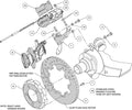 Wilwood Backdraft Rear Kit NDPR/MC4 12.19 Rotor