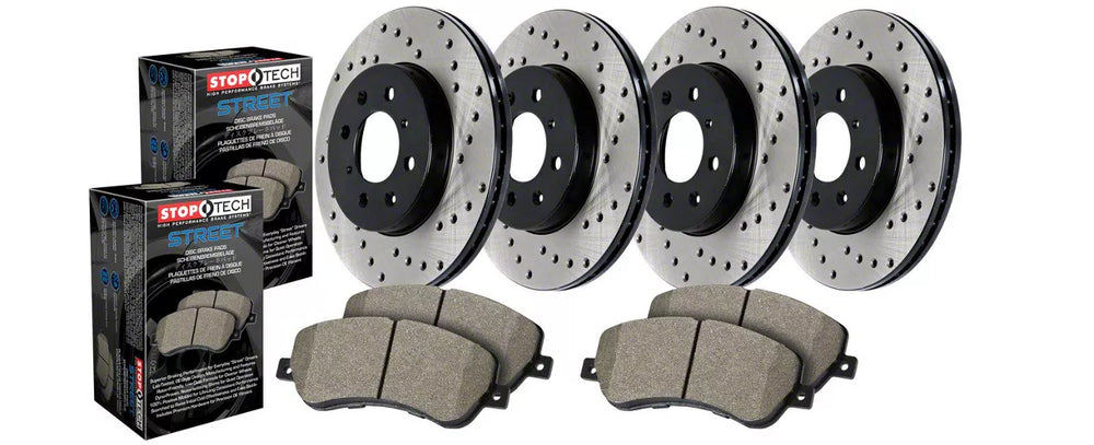 Street Axle Pack, Drilled, 4 Wheel