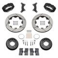 Wilwood Ford Mustang II Forged Dynalite Front Brake Kit w/ 11.38in Drilled & Slotted Rotor - Red