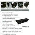 CAM 71IN CROSSOVER EXTRA DEEP & WIDE NOTCHED MATTE BLACK