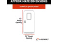 32 X 72 RADIUS ENTRANCE DOOR RH