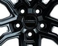 Vossen HF2 - 22x10.5 - ET32 - 5x114.3 - 70.6 - DEEP - GB - Gloss Black Wheel