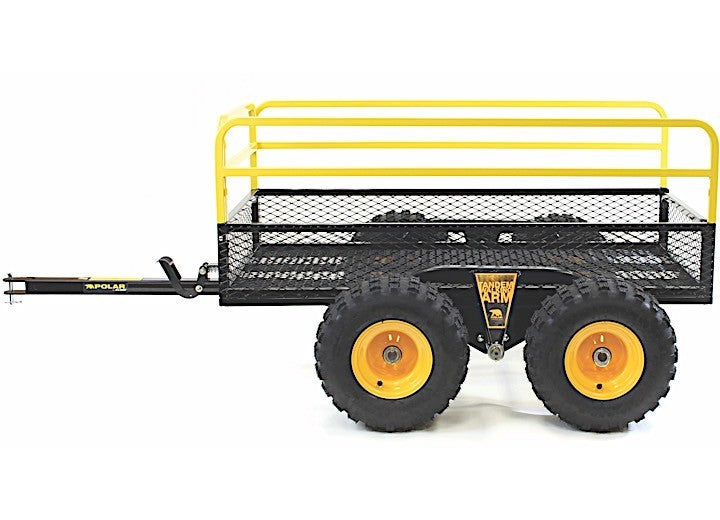 HDM 1400TA TANDEM AXLE MESH TRAILER 1400LB CAPACITY BOX 1 OF 2