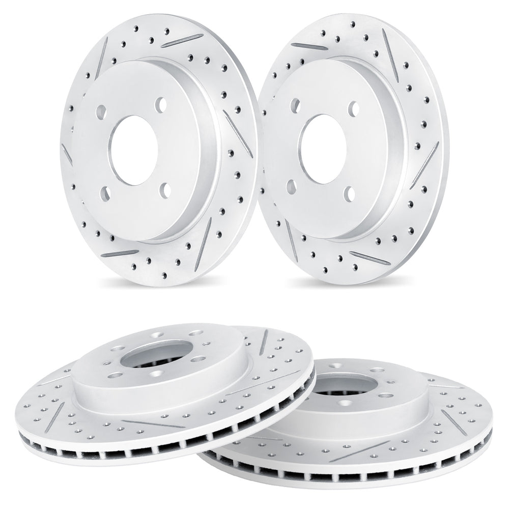 R1 Concepts Brake Rotor- Carbon D/S Fits Honda Civic