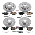 Power Stop 01-06 BMW 330Ci Front & Rear Z23 Evolution Sport Brake Kit