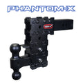 Gen-Y Phantom-X 2.5in Solid Shank 7.5in Drop 1.6K TW 16K Hitch w/GH-052 (No Flat Towing)
