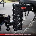 Gen-Y Phantom-X 2.5in Solid Shank 7.5in Drop 1.6K TW 16K Hitch w/GH-052 (No Flat Towing)