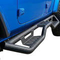 18C WRANGLER JL 4DR (2124 4XE/EX JK) KOBRA RUNNING BOARDS TEXTURED BLACK