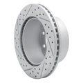 R1 05-12 Ford F-250 2WD (Super Duty) Rear Right Drilled & Slotted Geoperformance Rotor